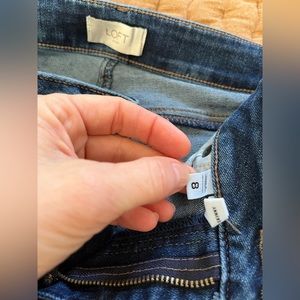 LOFT Curvy Skinny Jeans